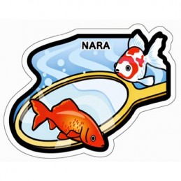 La pêche du poisson rouge à l'épuisette (Nara)