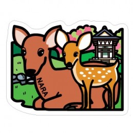Biche et cerf Shika (Nara)