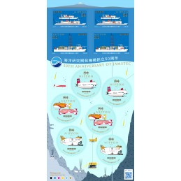 【切手】海洋研究開発機構創立50周年（2021年・84円）