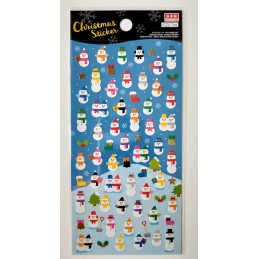 【Stickers】Colorful Snowman 703